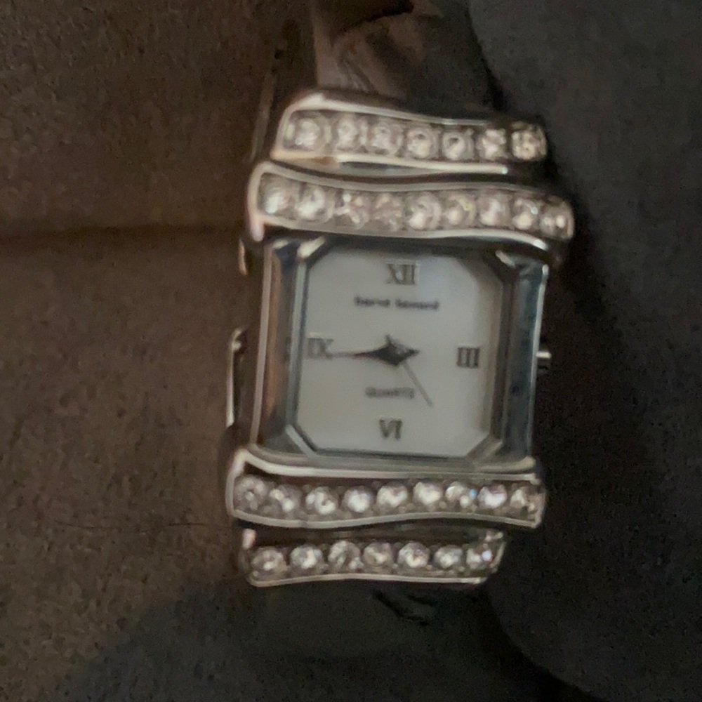 Harve Bernard Vintage Rhinstone Bracelet Watch